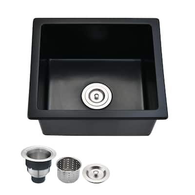 Undermount Bar Sink With Basket Strainer