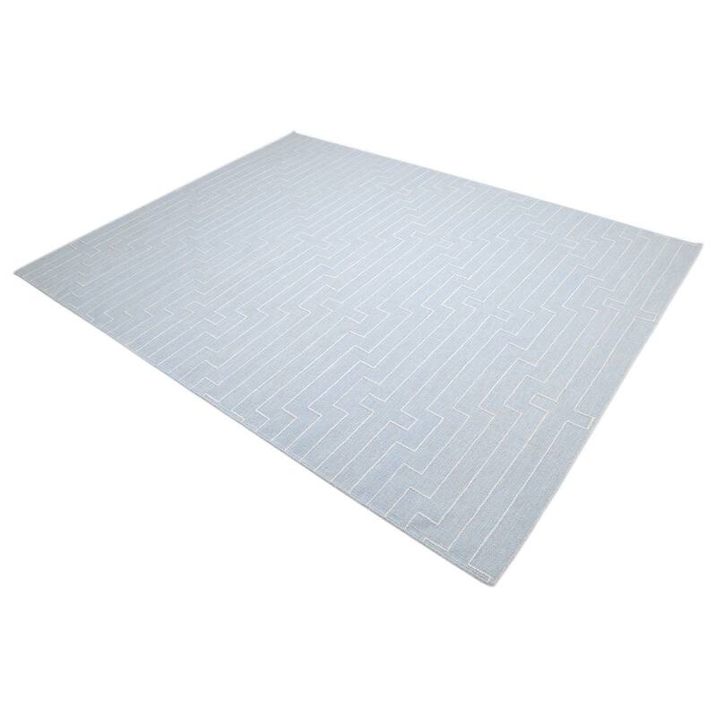 Overton Handmade Modern Contemporary Geometric Area Rug