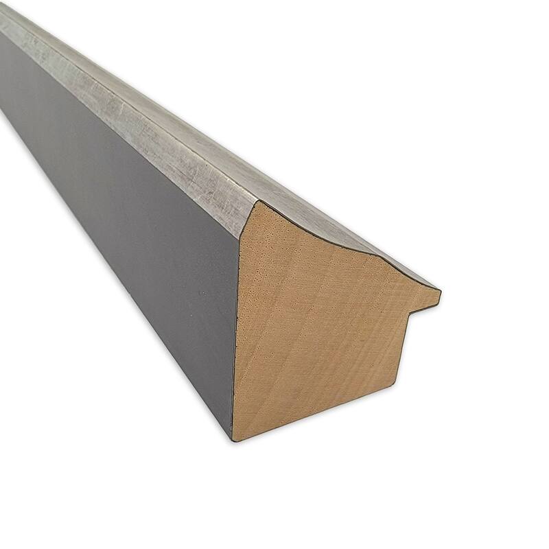 Angled Silver Wood Framed White Corkboard Bulletin Board, Organization Board, Pin Board