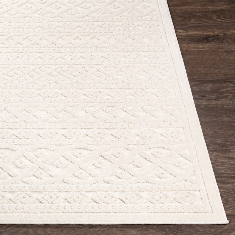 Gaines Indoor/ Outdoor Geometric Stripe Area Rug