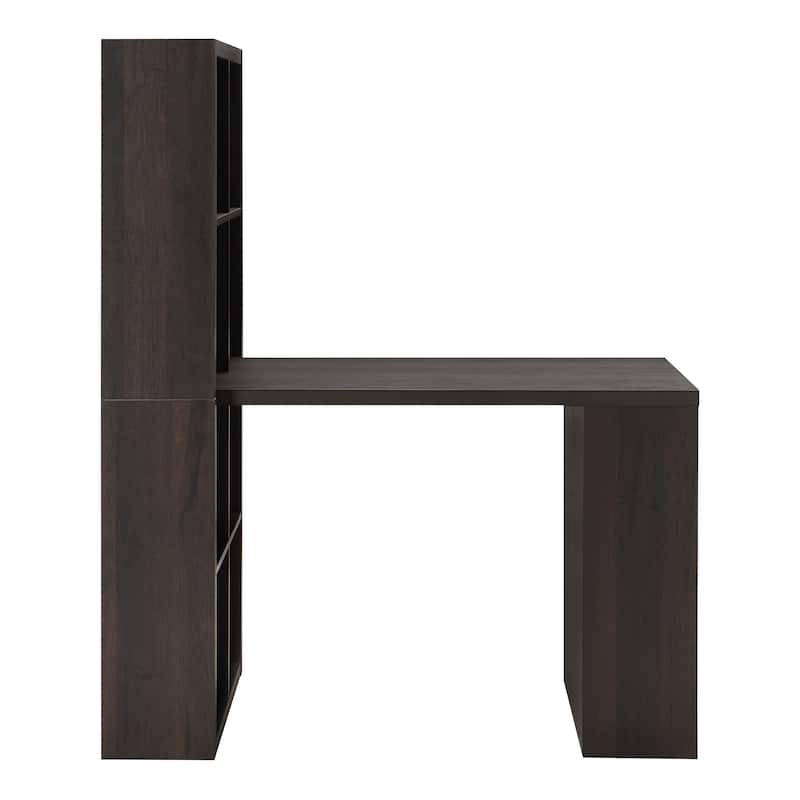 48" Desk and Dual Bookcase