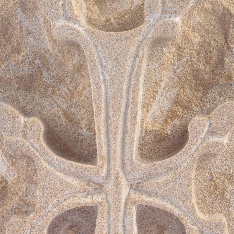 Novica Handmade Celtic Cross Felsite Stone Sculpture