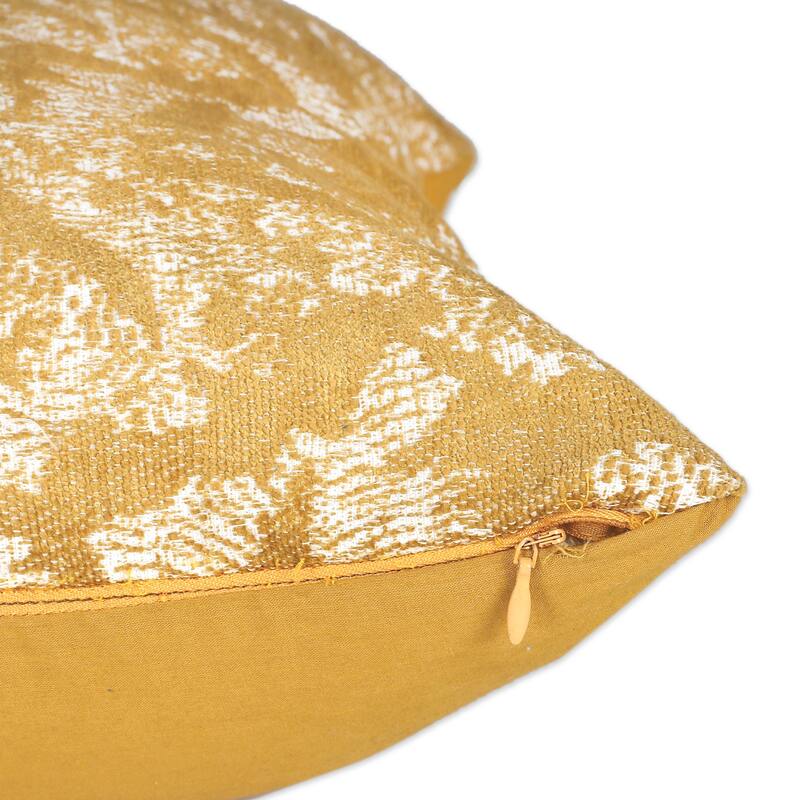 Novica Handmade Honey Nature Cotton Blend Cushion Covers (Pair)