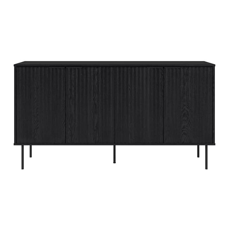 Alexander Fluted Sideboard Cabinet Buffet - 62"