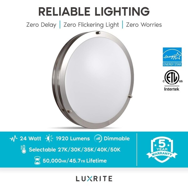 Luxrite outlet led fixture