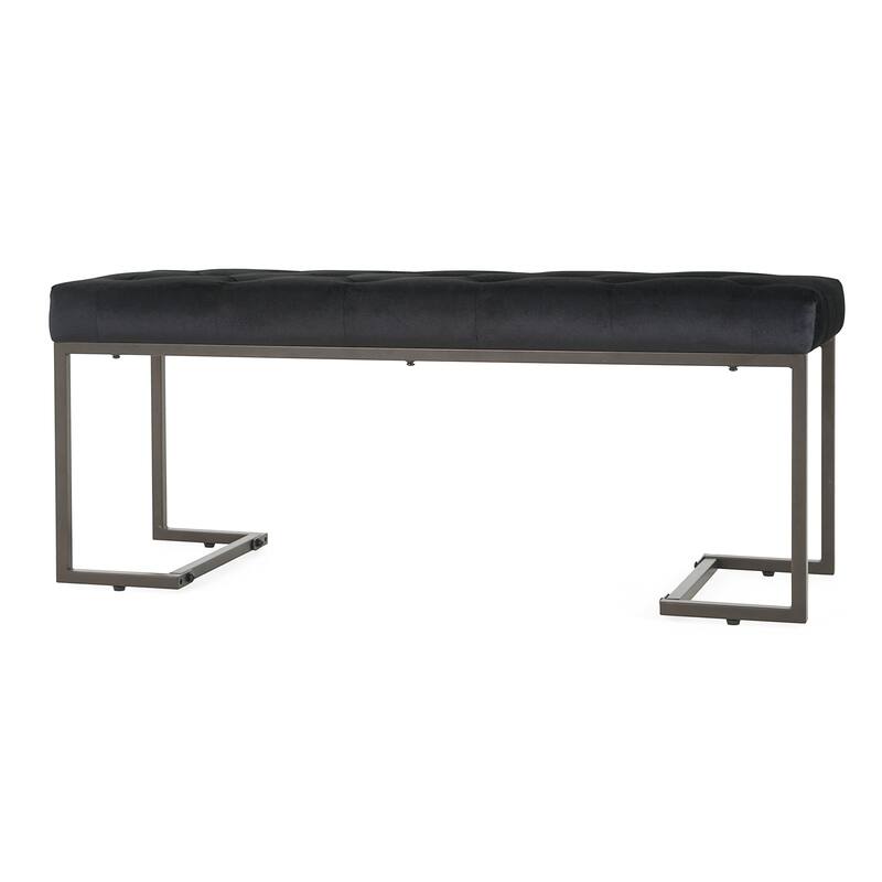 Upholstered Button Tufted Bench