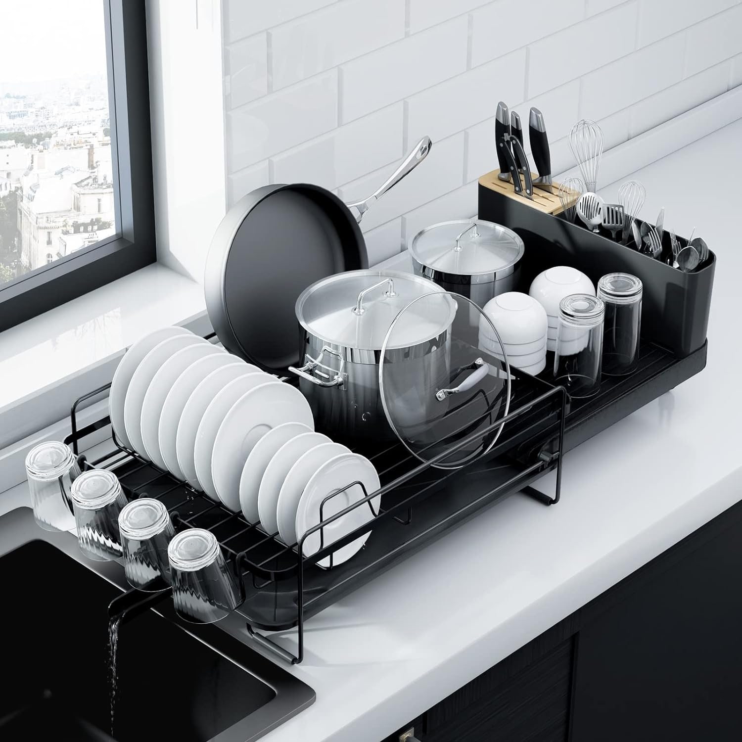 Large dish drying rack bed bath and beyond outlet