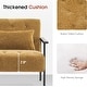 preview thumbnail 36 of 46, MCombo set of 2 Modern Accent, Ergonomics Lounge Chair for Living Room, Chenille, HQ417