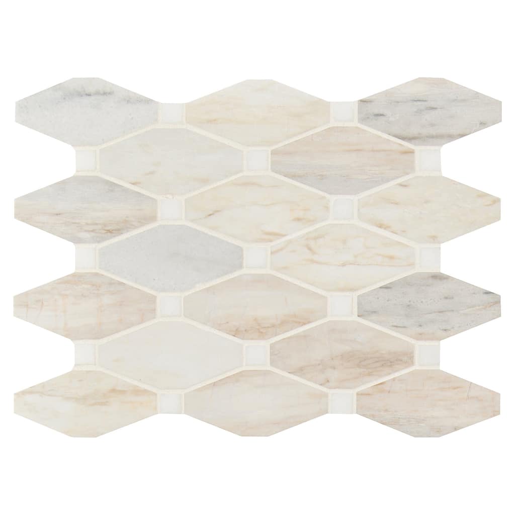 Ackland AKM-S-13X12OCP-CA 12" x 13" Marble Marque Floor and Wall - Auralie