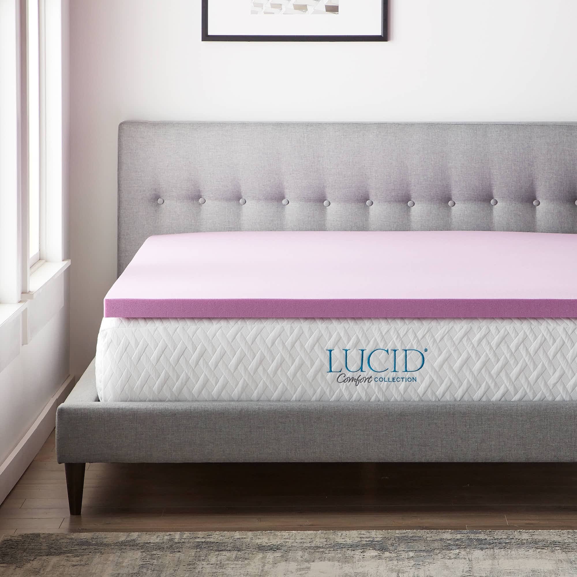Lucid 4 inch top gel memory foam