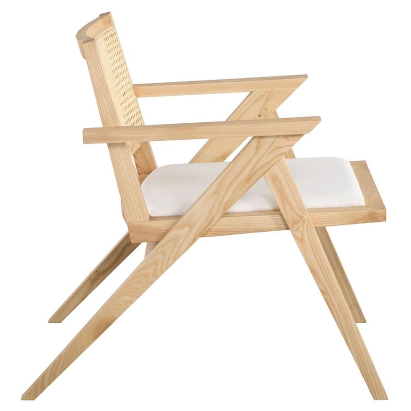 SAFAVIEH Home Krystine Rattan Accent Chair - 30"W x 32"D x 32"H