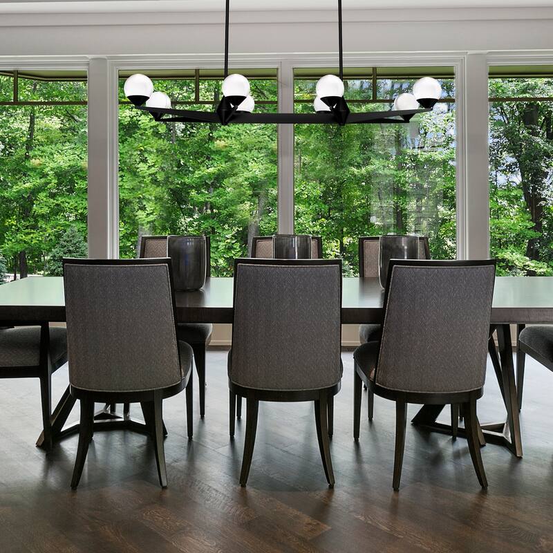 Double Bubble 44in LED 8 Light Linear Chandelier 3000K