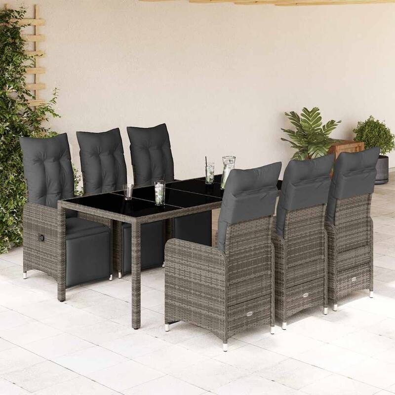 vidaXL Bistro Set Grey - 21.5 x 23.0 x 36.2