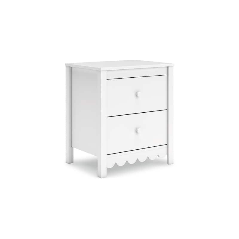 Signature Design by Ashley Hallityn White Nightstand