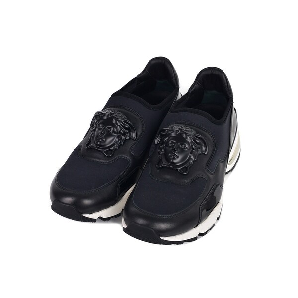 womens black versace trainers