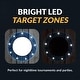 preview thumbnail 6 of 5, Hathaway Atlantic Cornhole Bean Bag Toss Game Set with LED Lights