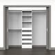 preview thumbnail 15 of 40, ClosetMaid Modular Storage 3-Shelf Unit
