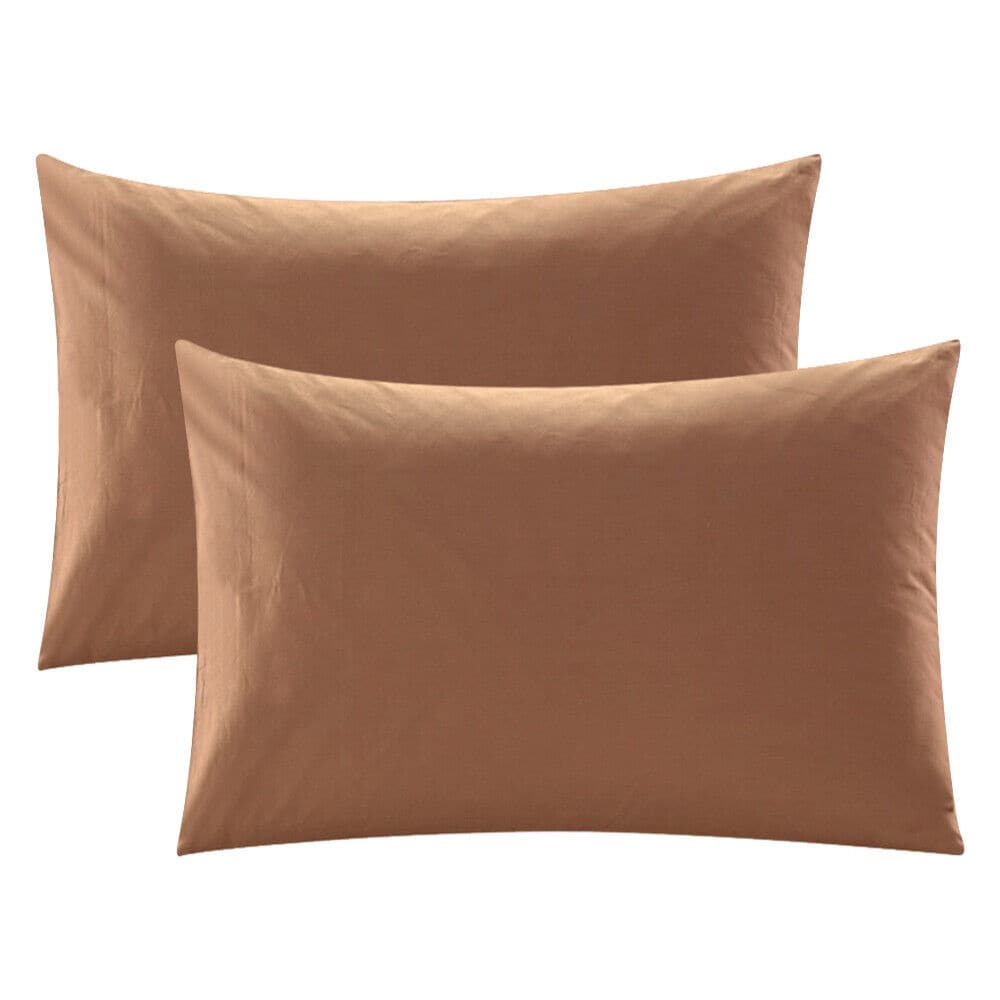 2-Piece Soft Premium Cotton Pillowcase Covers-image