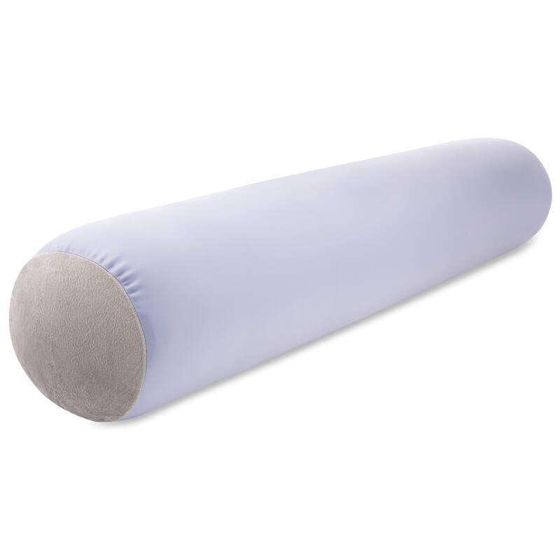 Straight Body Pillow, Premium Microbead,Side Sleeping / Pregnant Women - Silver Mist - Pillow & Cover