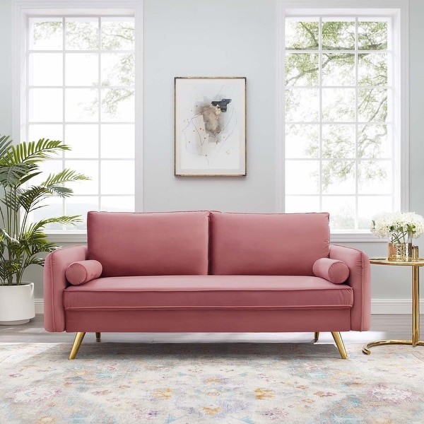 Revive Performance Velvet Sofa. Opens flyout.