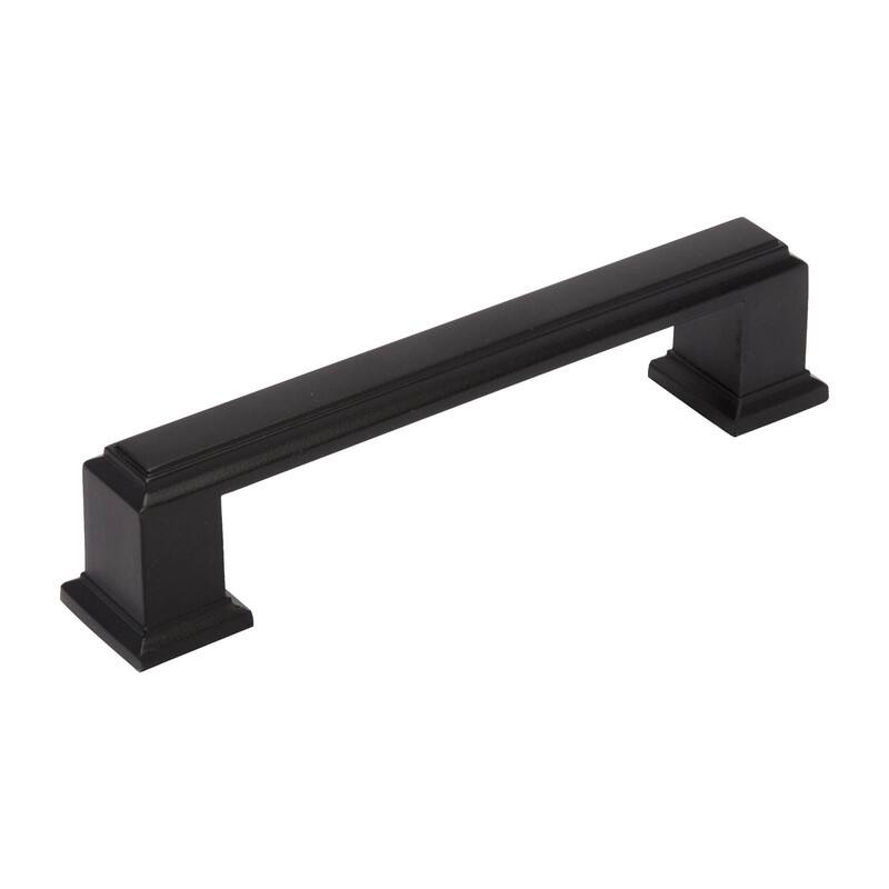 Utopia Alley Dover Pull Handle -Decorative Drawer Black Drop Pull Handles, 3.78" Center to Center