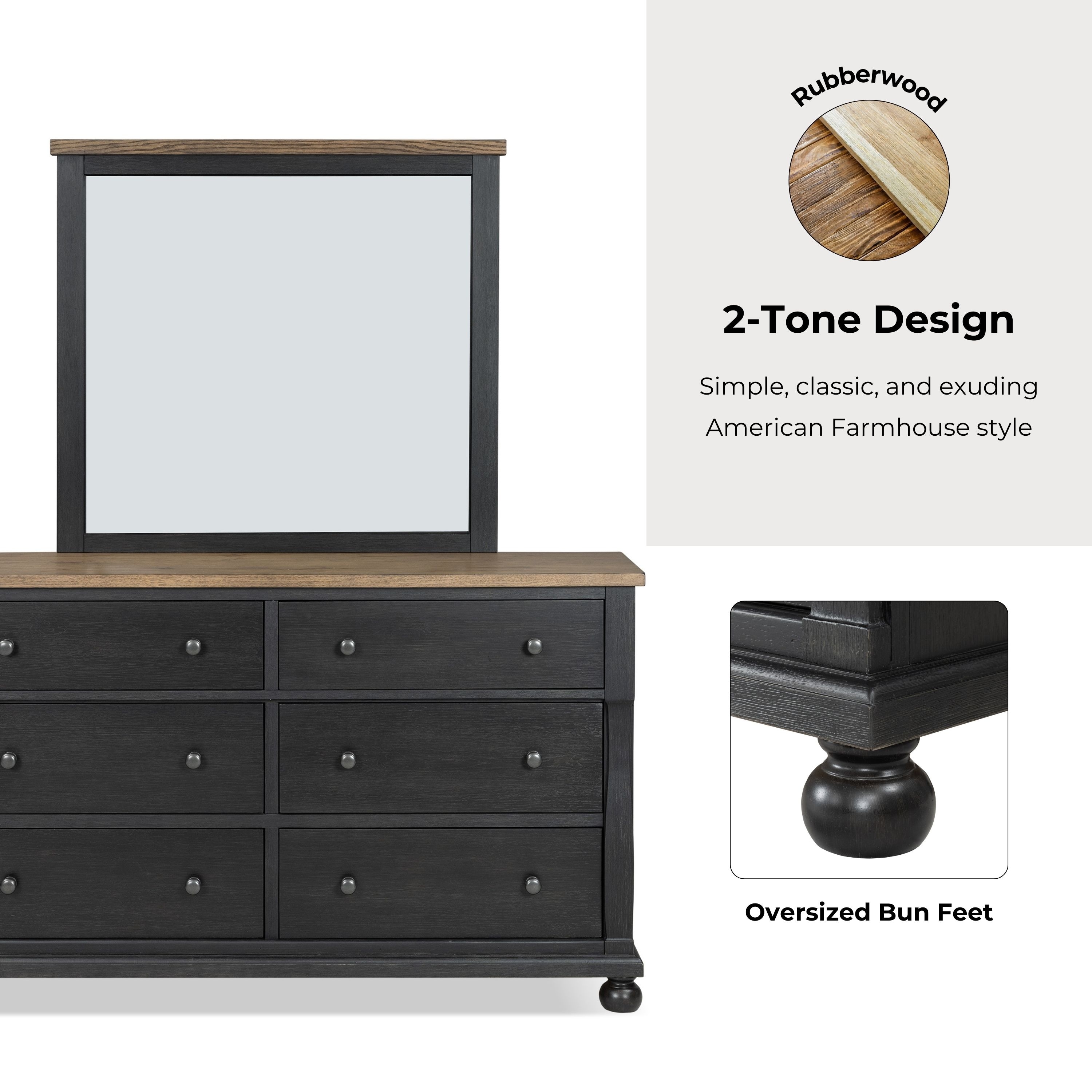 white dresser with black handles Discover Your Home Style