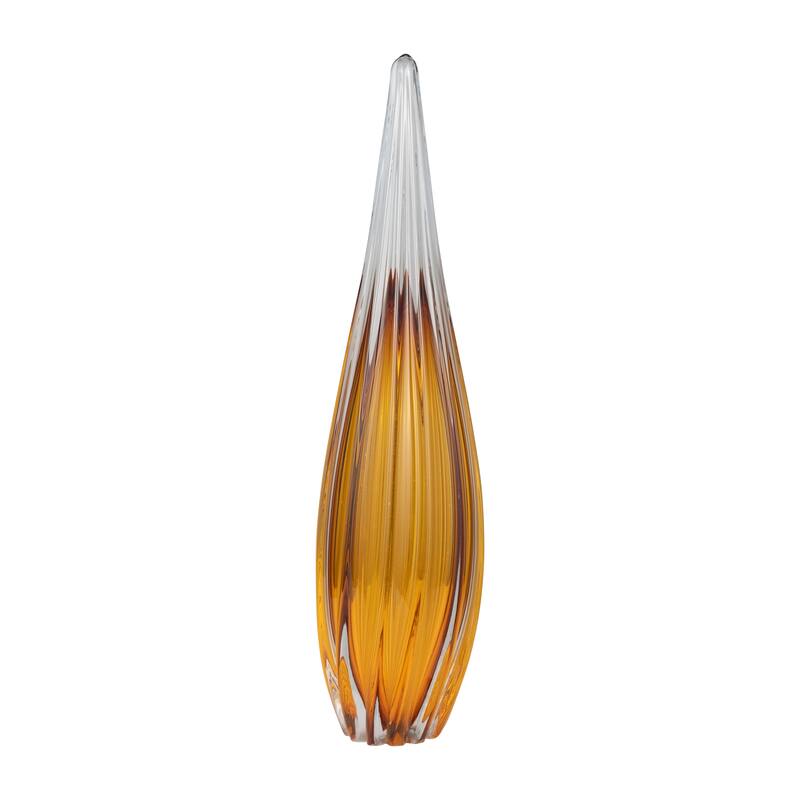 Sagebrook Home Artisan Abstract Paperweight Glass Modern Sculpture