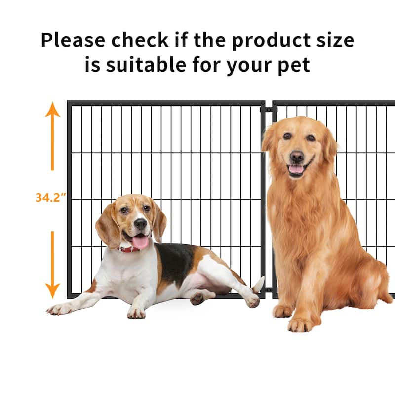 GDF Studio - Weston Large 63.7" Dog Cage with Top Cover, Heavy Duty Indoor Pet Crate