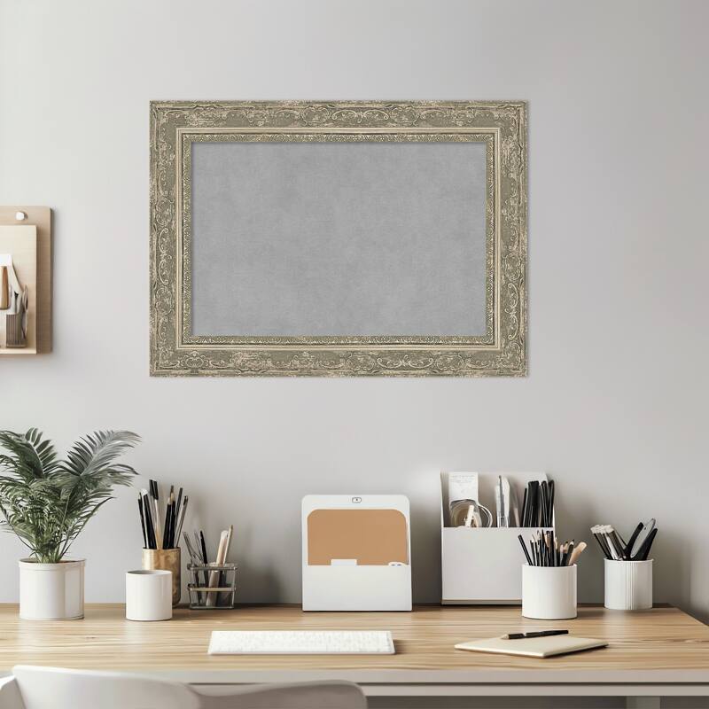 Amanti Art Filigree Gloss Black Framed