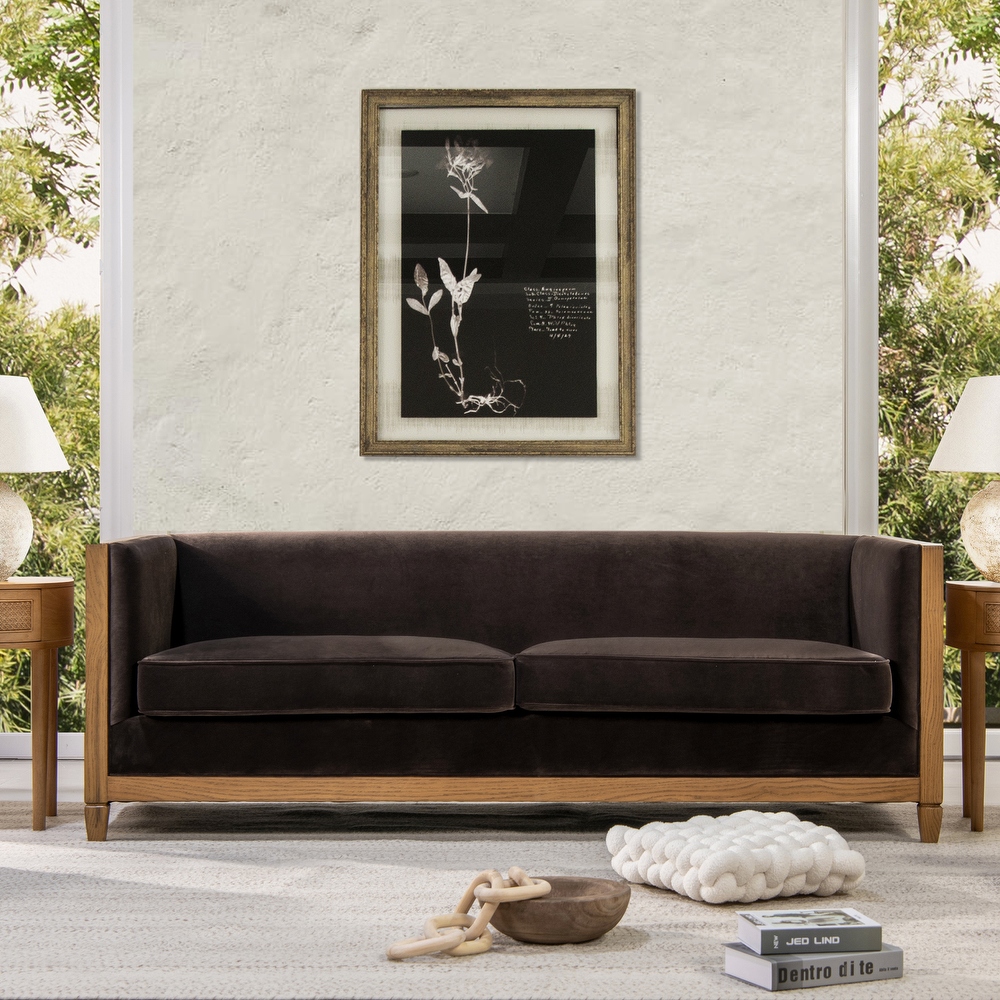 Jennifer taylor velvet shop sofa