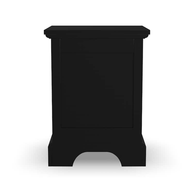 Homestyles Bedford Black Nightstand