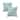 Outdoor 17-inch Square Throw Pillow (Set of 2) by Greendale Home Fashions - 17x17