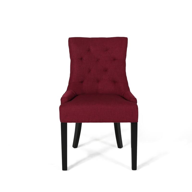 Christopher Knight Home Cheney Contemporary Tufted Dining Chairs (Set of 2) - 21.50" L x 25.00" W x 36.00" H