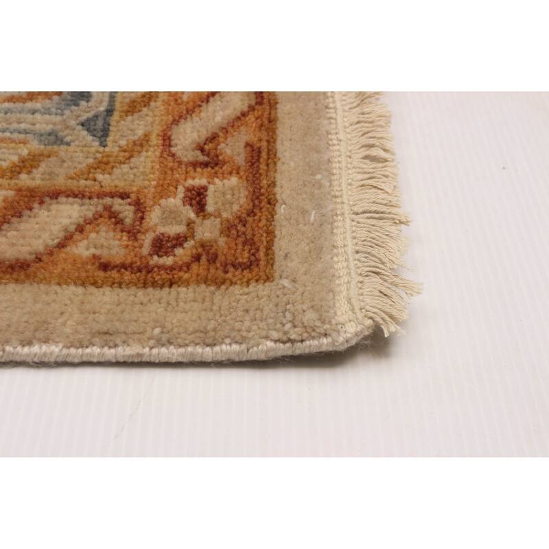 ECARPETGALLERY Hand-knotted Finest Agra Jaipur Ivory Wool Rug - 8'0 x 9'11
