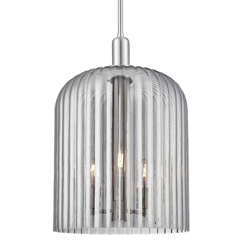 Innovations Lighting 716-3S-G559-12SM Bridal Veil 3 Light 12" Wide - Brushed Satin Nickel