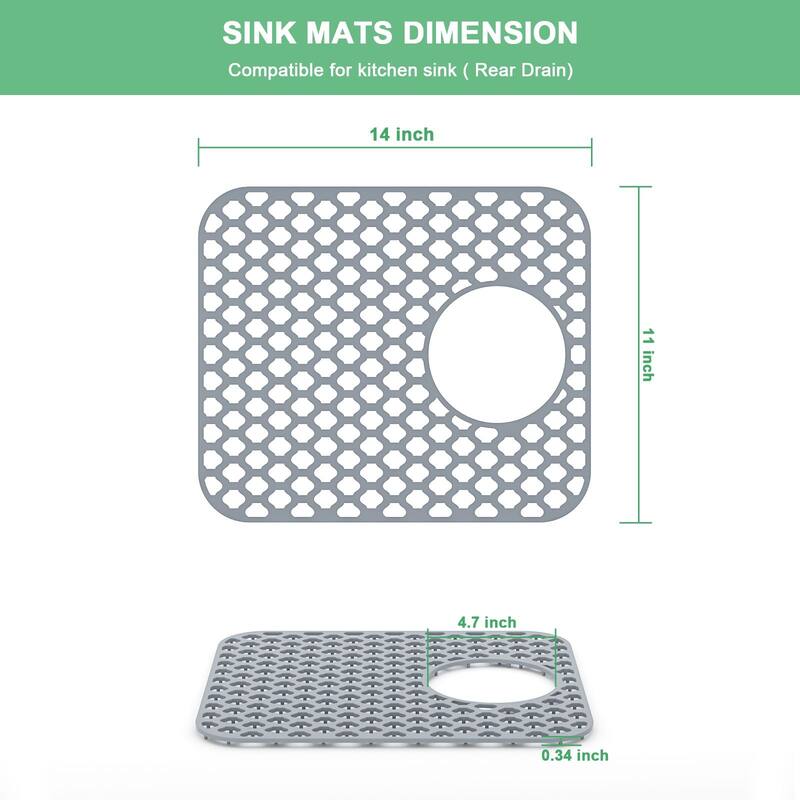 Silicone Sink Mat Sink Protectors for Kitchen Sink