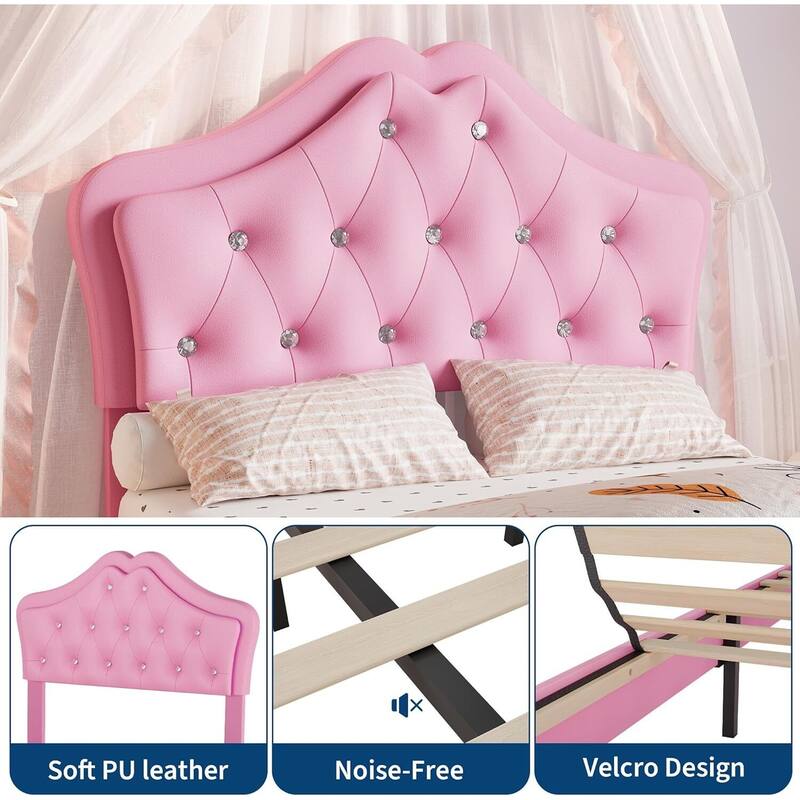 Bed Frame, with LED Lights and Storage Drawer