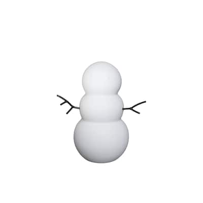 Ceramic Snowman Christmas Tabletop Figurine - 6.5" - White