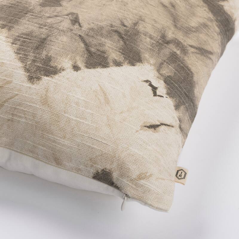 Indigo Road by Egypt Sherrod Kanoko Shibori Chevron Cotton 1-Piece Decorative Pillow