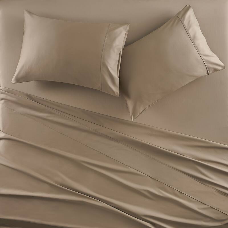 J. Queen Premier Sateen Sheet Set - Bronze - Queen