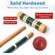 preview thumbnail 3 of 7, GSE™ Classic 6-Player Croquet Set with 6 Mallets & Croquet Balls, 9 Wickets, 2 Stakes and a Carrying Case - Croquet Set