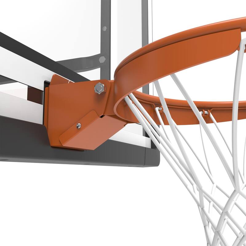 Lifetime Adjustable In-Ground Basketball Hoop, 54-Inch Tempered Glass