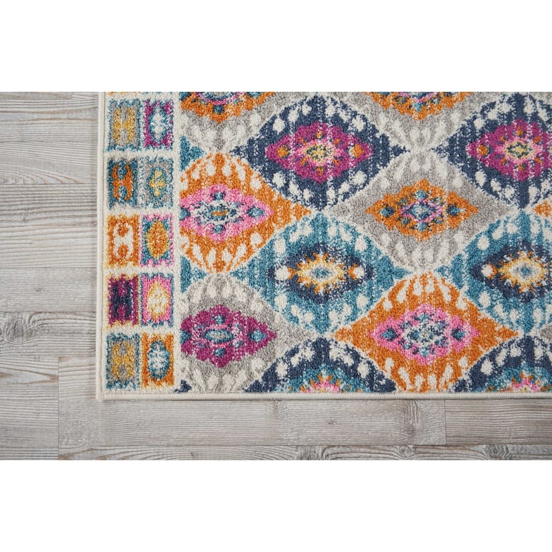 Nourison Passion Boho Geometric Tribal Area Rug