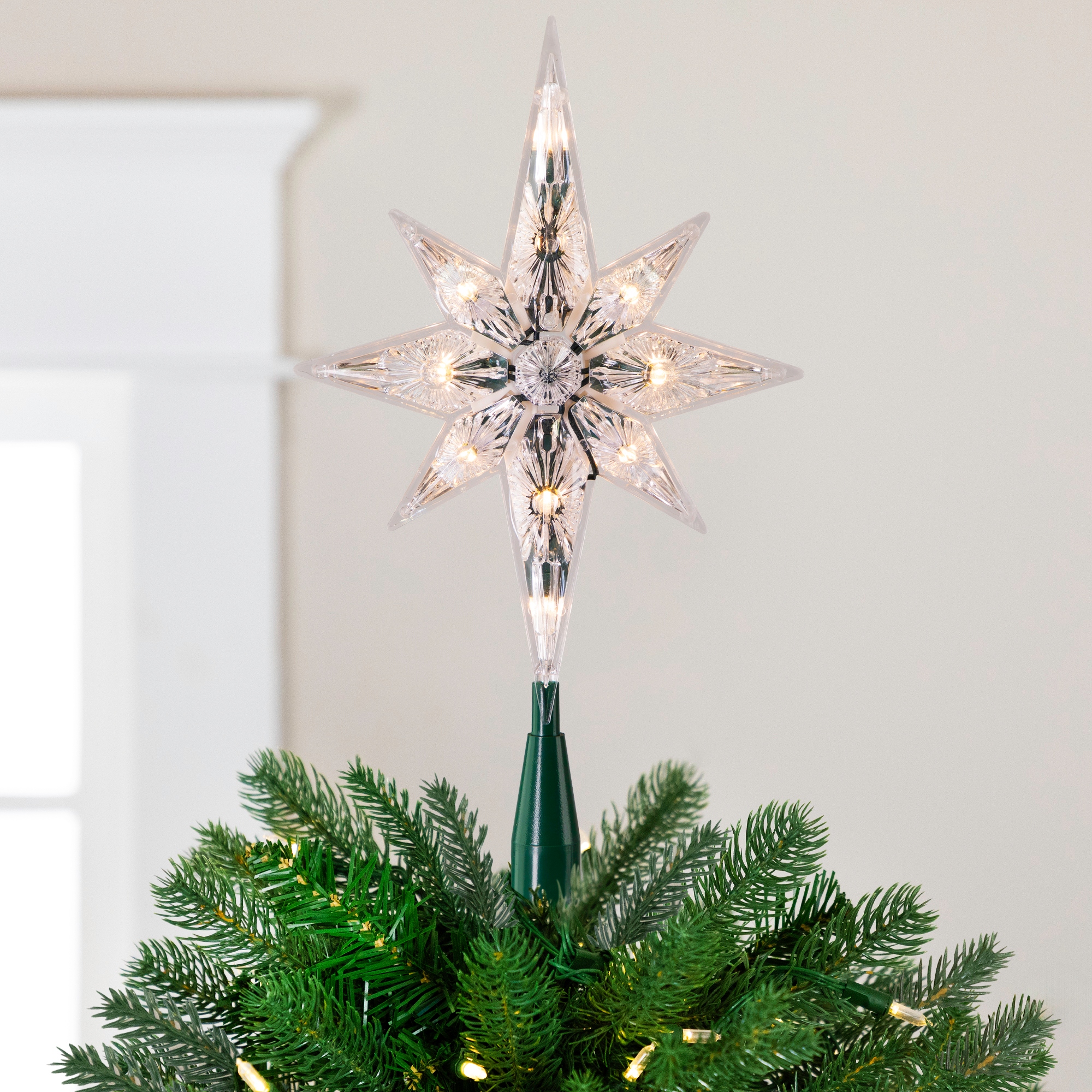 10 Lighted Star of Bethlehem Christmas Tree Topper Clear Lights On Sale Bed Bath Beyond 20626768