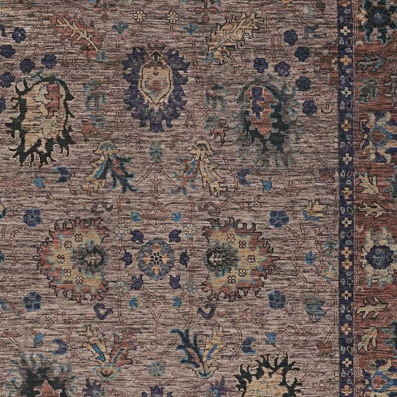 HomeRoots Floral Traditional Rectangle Outdoor Rug