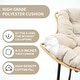 preview thumbnail 13 of 12, Outdoor Rattan Wicker Lounge Rocking Chair for Living Room