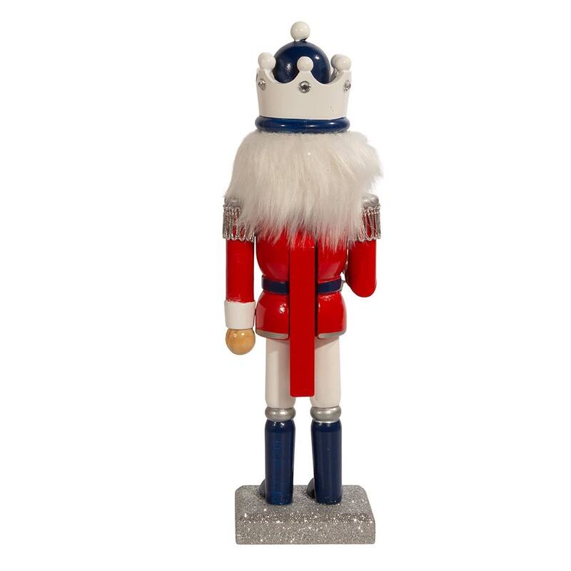 Hand-Painted Budweiser Nutcracker Tabletop Decoration - 3.63 x 10 x 2.5