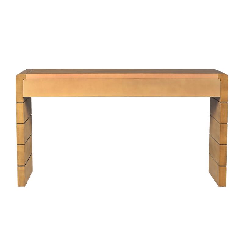 Wooden Entryway Table with 2 Drawers