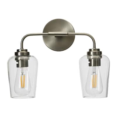 Robert Stevenson Lighting Holden - Metal and Glass Vanity Light