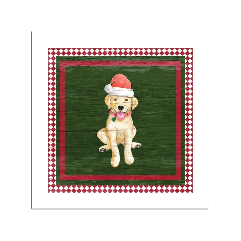 Santa's Little Helper II Fine Art Paper Print by Andi Metz - Multi
